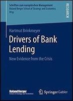 Drivers Of Bank Lending: New Evidence From The Crisis (Schriften Zum Europaischen Management)