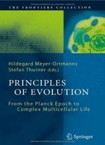 Principles Of Evolution: From The Planck Epoch To Complex Multicellular Life (The Frontiers Collection)