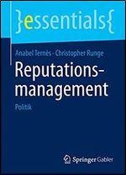 Reputationsmanagement: Politik (essentials)