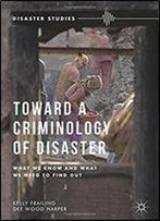 Toward A Criminology Of Disaster: What We Know And What We Need To Find Out (Disaster Studies)