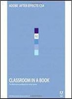 Adobe After Effects Cs4 Classroom In A Book
