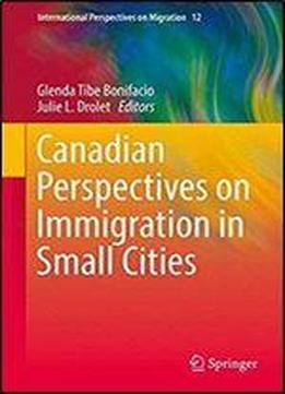 Canadian Perspectives On Immigration In Small Cities (international Perspectives On Migration)