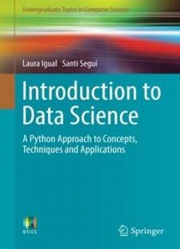 Introduction To Data Science A Python Approach To