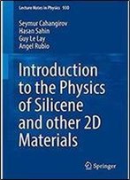 Introduction To The Physics Of Silicene And Other 2d Materials (Lecture Notes In Physics)