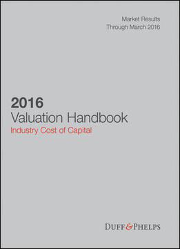 2016 Valuation Handbook: Industry Cost Of Capital (wiley Finance)