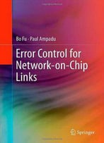 Error Control For Network-On-Chip Links