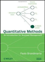 Quantitative Methods: An Introduction For Business Management