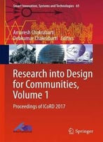 Research Into Design For Communities, Volume 1