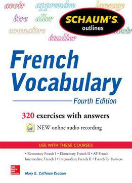 Schaum's Outline Of French Vocabulary, 4 Edition