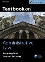 Textbook On Administrative Law, 7 Edition