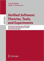 Verified Software: Theories, Tools, And Experiments