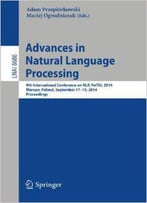 Advances In Natural Language Processing