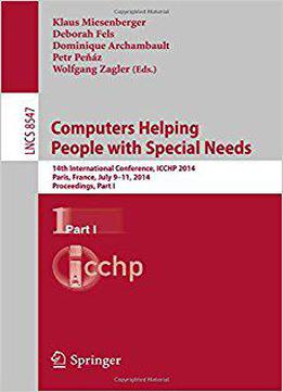 Computers Helping People With Special Needs, Part I