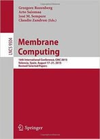Membrane Computing: 16th International Conference, Cmc 2015