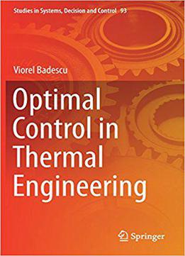 Optimal Control In Thermal Engineering