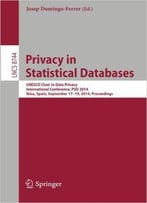 Privacy In Statistical Databases