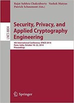 Security, Privacy, And Applied Cryptography Engineering