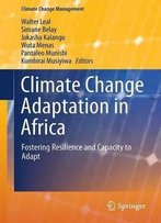 Climate Change Adaptation In Africa: Fostering Resilience And Capacity To Adapt (Climate Change Management)