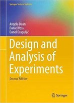 Design And Analysis Of Experiments ( 2nd Edition)