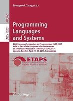 Programming Languages And Systems: 26th European Symposium On Programming, Esop 2017