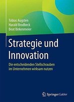 Strategie Und Innovation: Die Entscheidenden Stellschrauben Im Unternehmen Wirksam Nutzen