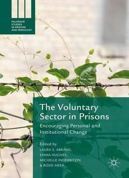 The Voluntary Sector In Prisons: Encouraging Personal And Institutional Change (palgrave Studies In Prisons And Penology)