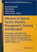 Advances In Human Factors, Business Management, Training And Education