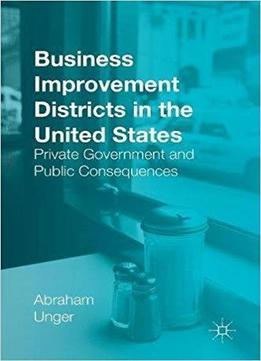 Business Improvement Districts In The United States