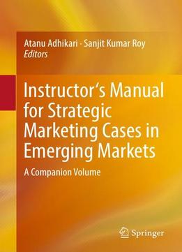 Instructor S Manual For Strategic Marketing Cases In