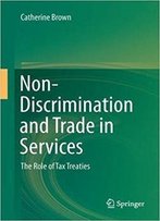 Non-Discrimination And Trade In Services: The Role Of Tax Treaties