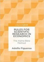 Rules For Scientific Research In Economics
