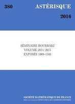 Seminaire Bourbaki 2014/2015 Exposes 1089-1103