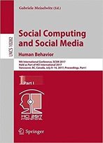 Social Computing And Social Media. Human Behavior, Part I