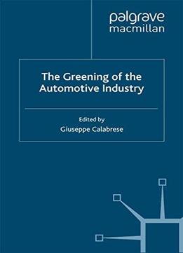 The Greening Of The Automotive Industry