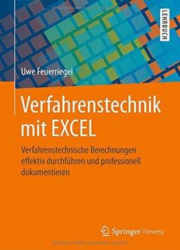 Verfahrenstechnik Mit Excel