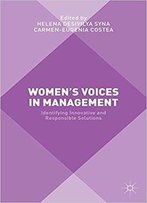 Women's Voices In Management: Identifying Innovative And Responsible Solutions