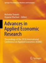 Advances In Applied Economic Research
