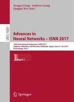 Advances In Neural Networks - Isnn 2017