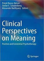 Clinical Perspectives On Meaning