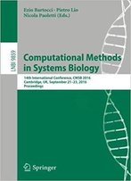 Computational Methods In Systems Biology: 14th International Conference