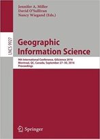 Geographic Information Science: 9th International Conference