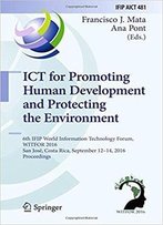 Ict For Promoting Human Development And Protecting The Environment