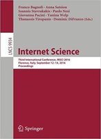 Internet Science: Third International Conference