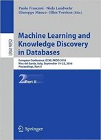 Machine Learning And Knowledge Discovery In Databases, Part Ii