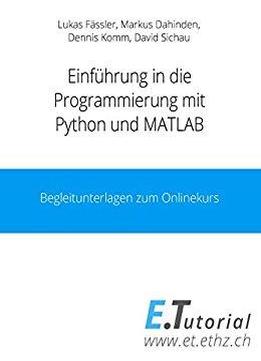 Programmieren Mit Python Und Matlab