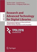 Research And Advanced Technology For Digital Libraries
