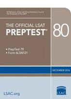The Official Lsat Preptest 80 (Official Lsat Preptests)