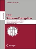 Fast Software Encryption: 23rd International Conference