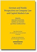 German And Nordic Perspectives On Company Law And Capital Markets Law