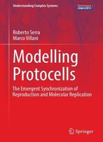 Modelling Protocells: The Emergent Synchronization Of Reproduction And Molecular Replication
